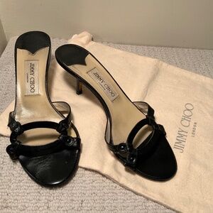 Jimmy Choo Black Mule Sandal